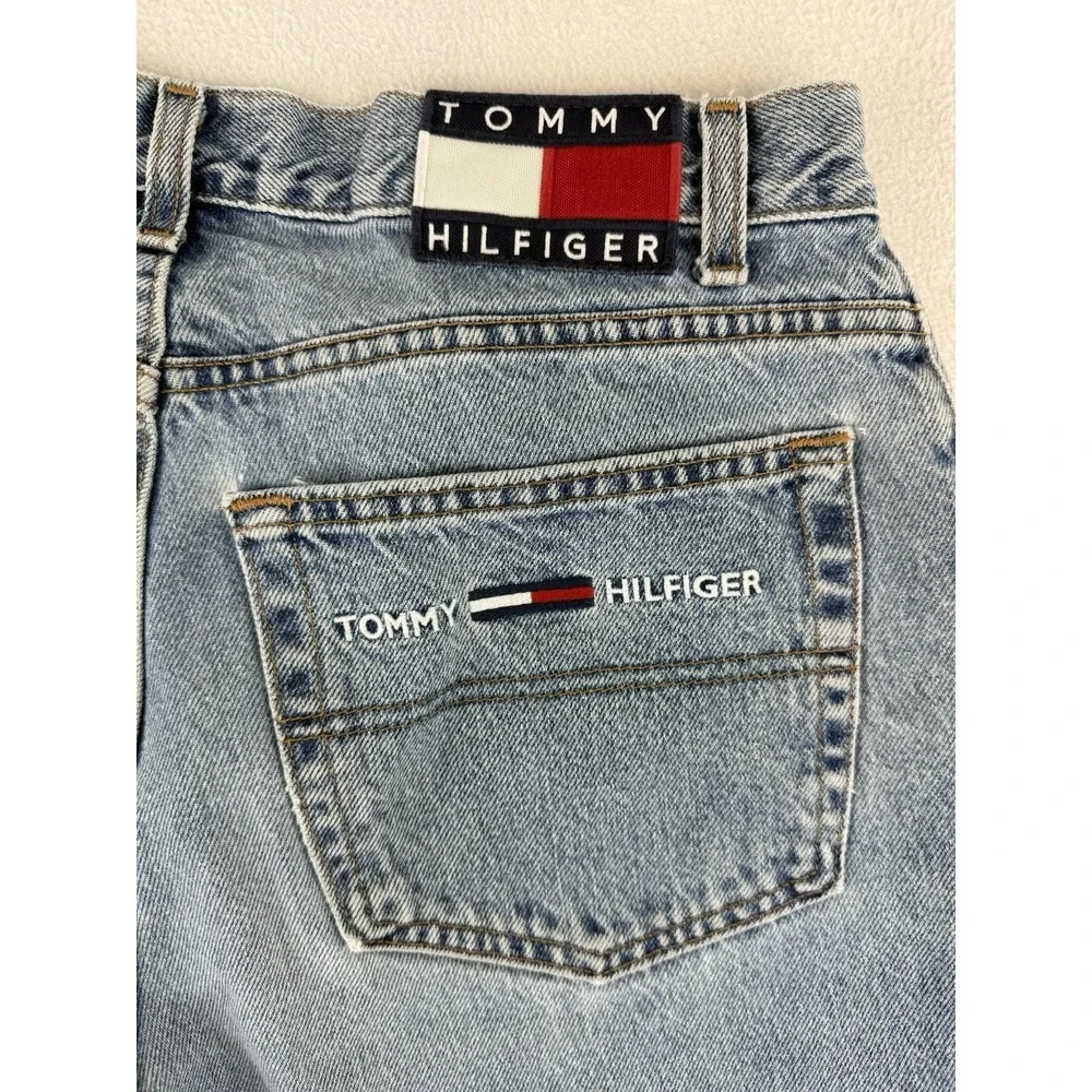 Vintage Tommy Hilfiger Freedom Jean Jeans 33x32‎ Flag Spellout Denim Y2K USA